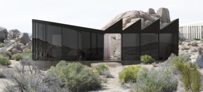 Construida sobre una casa en ruinas