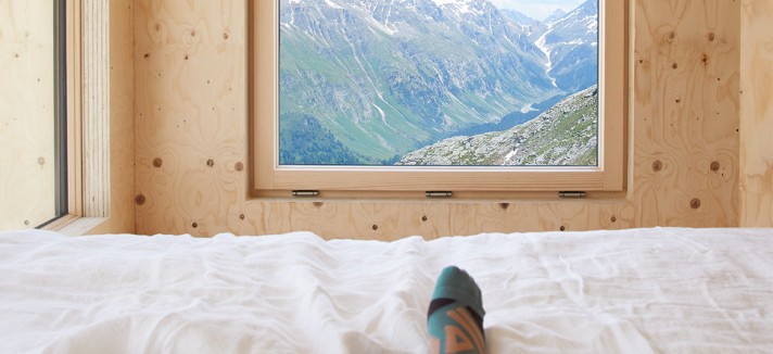 Está perdido en los Alpes