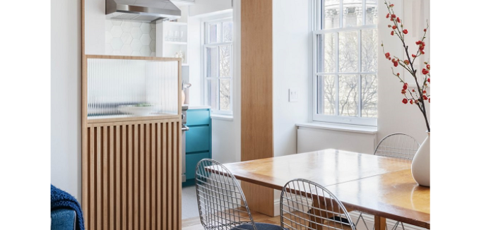 La cocina, abierta al salón