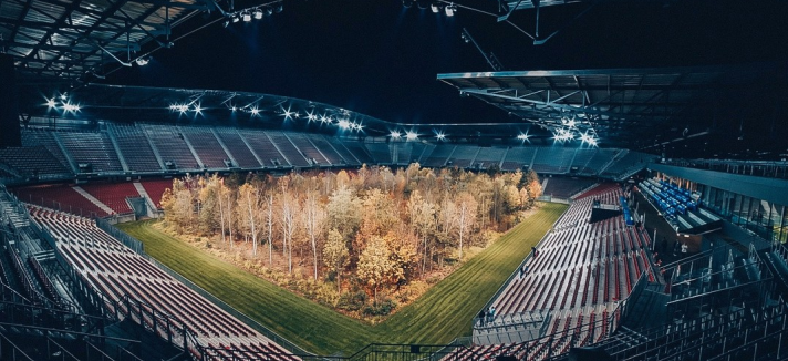 El estadio tiene capacidad para 30.000 espectadores