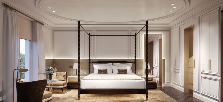 Tiene 100 habitaciones que no son suites