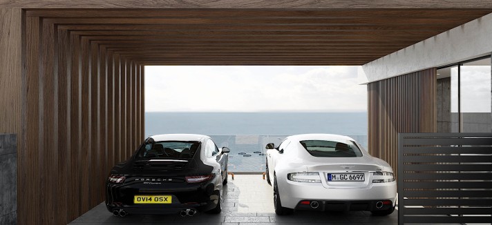 Con capacidad para dos coches