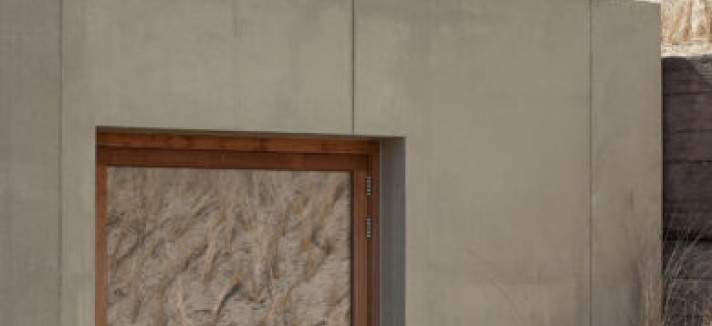 Detalle de la ventana de House in the Dunes