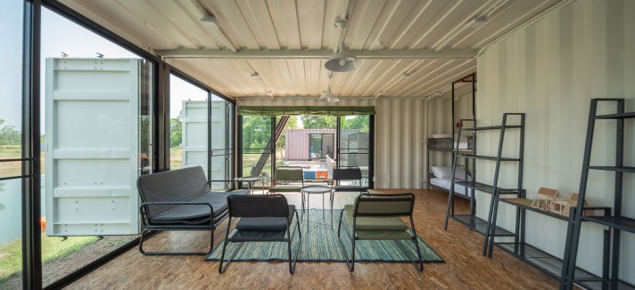 Salón The Container Cabin
