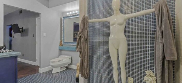 Una decoración surralista para el baño