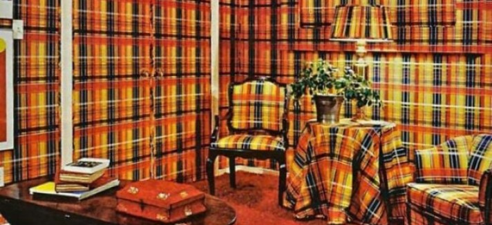Paredes y textiles que se mimetizan