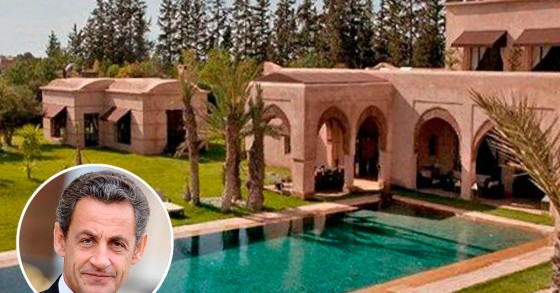 Polémica por una villa de lujo de Nicolas Sarkozy y Carla Bruni en Marruecos