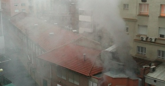 Varias explosiones en la clínica de la milagrosa donde se encuentra ingresado el rey (fotos)