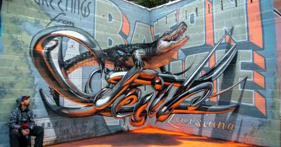 Conoce al artista callejero que convierte una simple pared en impresionantes murales 3D (fotos)