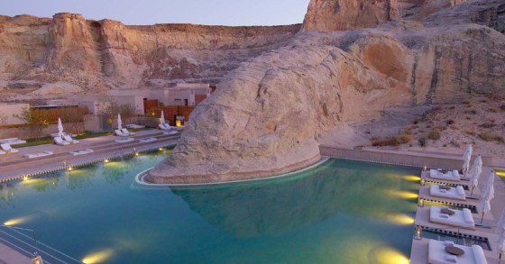 Hoteles con encanto: esta espectacular piscina es una buena razón para perderse en el desierto