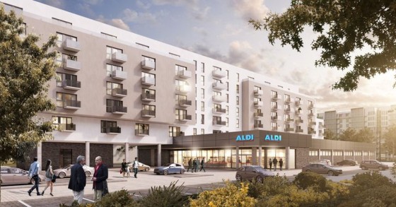 Aldi construirá viviendas de alquiler sobre sus tiendas