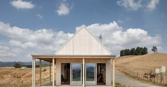 Una casa prefabricada en Nueva Zelanda que se monta en solo cuatro días
