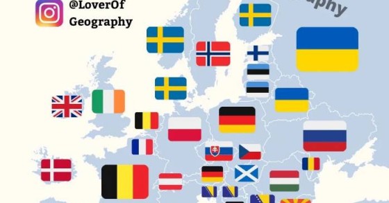 De qué país se ríe en cada parte de Europa
