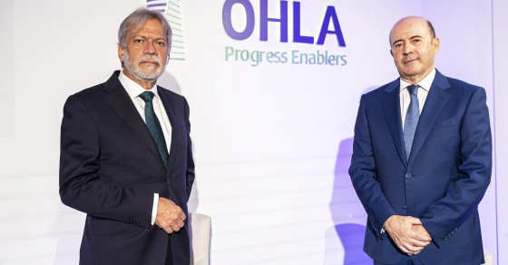 Archivo - Luis Amodio, presidente de OHLA, y José Antonio Fernández Gallar, CEO de OHLA