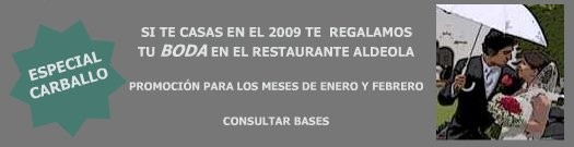 La inmobiliaria riotorto regala el banquete de boda con la compra de un piso
