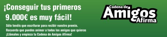 Afirma pide a sus clientes que le busquen compradores a cambio de descuentos