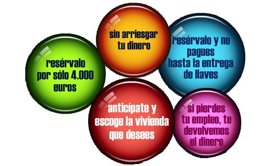 Una promotora devuelve el dinero de la entrada del piso, si te quedas en paro