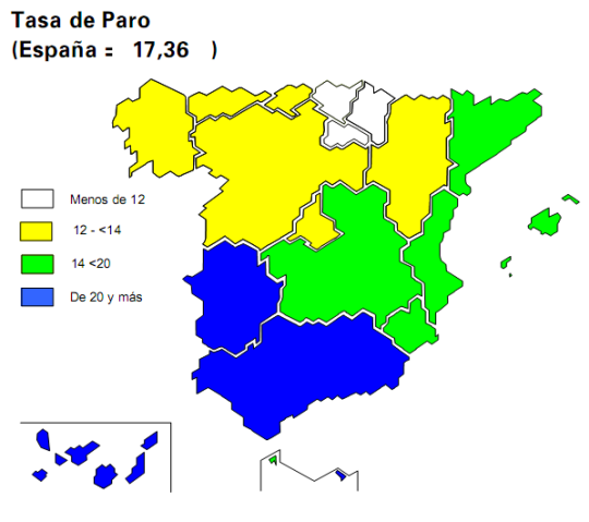 Paro España: 4,01 millones y el 17,36% de la población activa