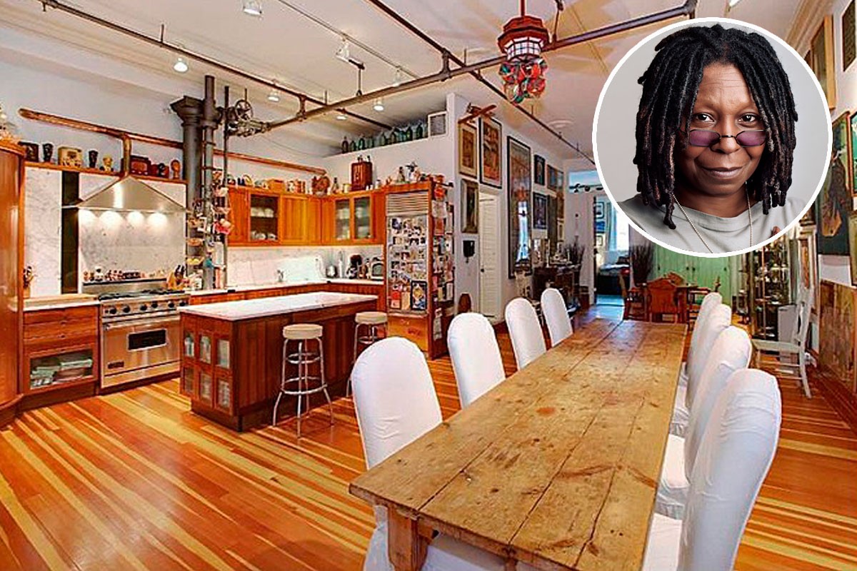 Whoopi Goldberg pone en venta su loft en Nueva York por 2,8 millones (fotos)