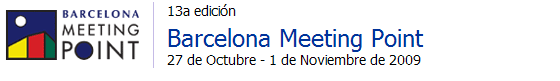Barcelona meeting point (bmp) se celebrará del 27 de octubre al 1 de noviembre
