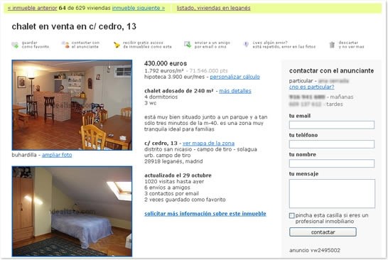 idealista.com estrena nueva ficha para mostrar las viviendas