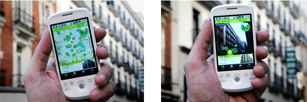 vista de las opciones de la capa layar de idealista.com idealista.com se suma a la "realidad aumentada"