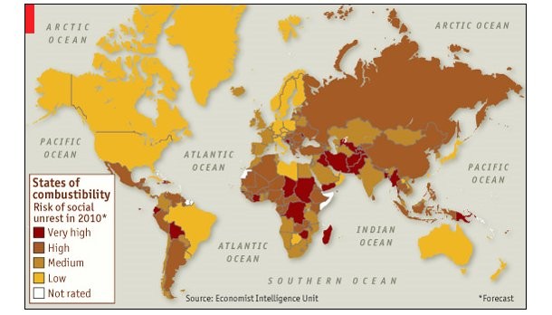 La imagen del día: en 2010 las condiciones económicas y sociales seguirán deteriorándose en varios países del mundo