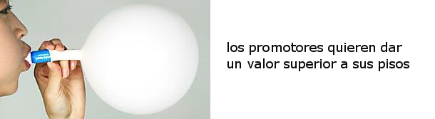 Las promotoras piden al gobierno que sus pisos "valgan" más