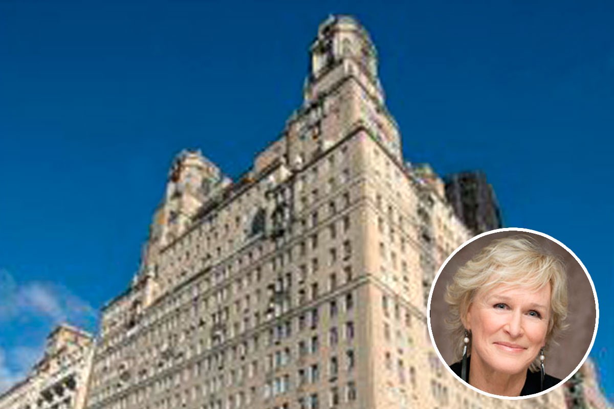 Glenn Close vende su apartamento en Manhattan con vistas a Central Park
