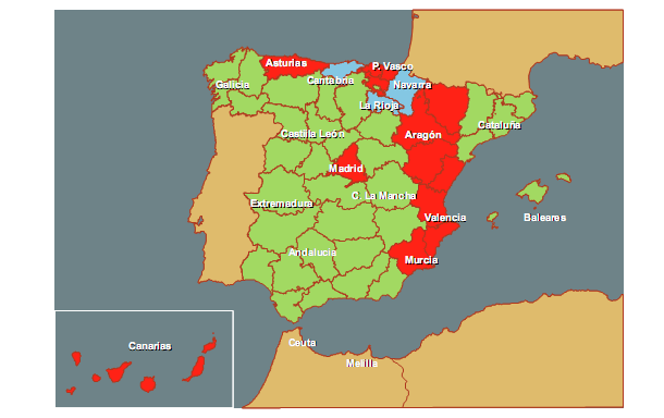 Especial centros comerciales en crisis (ll): ¿Qué comunidades están saturadas? (Mapa)