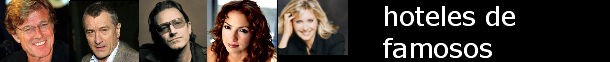 Hoteles de famosos: visita los negocios de actores y cantantes (fotos)