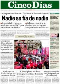 Huelga funcionarios: histórico "fracaso" (portadas)