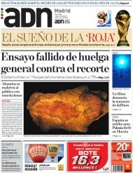 Huelga funcionarios: histórico "fracaso" (portadas)