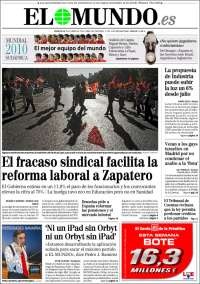Huelga funcionarios: histórico "fracaso" (portadas)