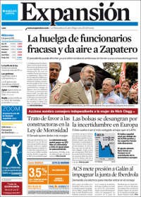 Huelga funcionarios: histórico "fracaso" (portadas)