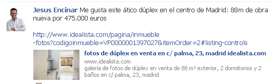 Iniciativa idealista: comparte los viernes tu vivienda preferida en facebook y twitter