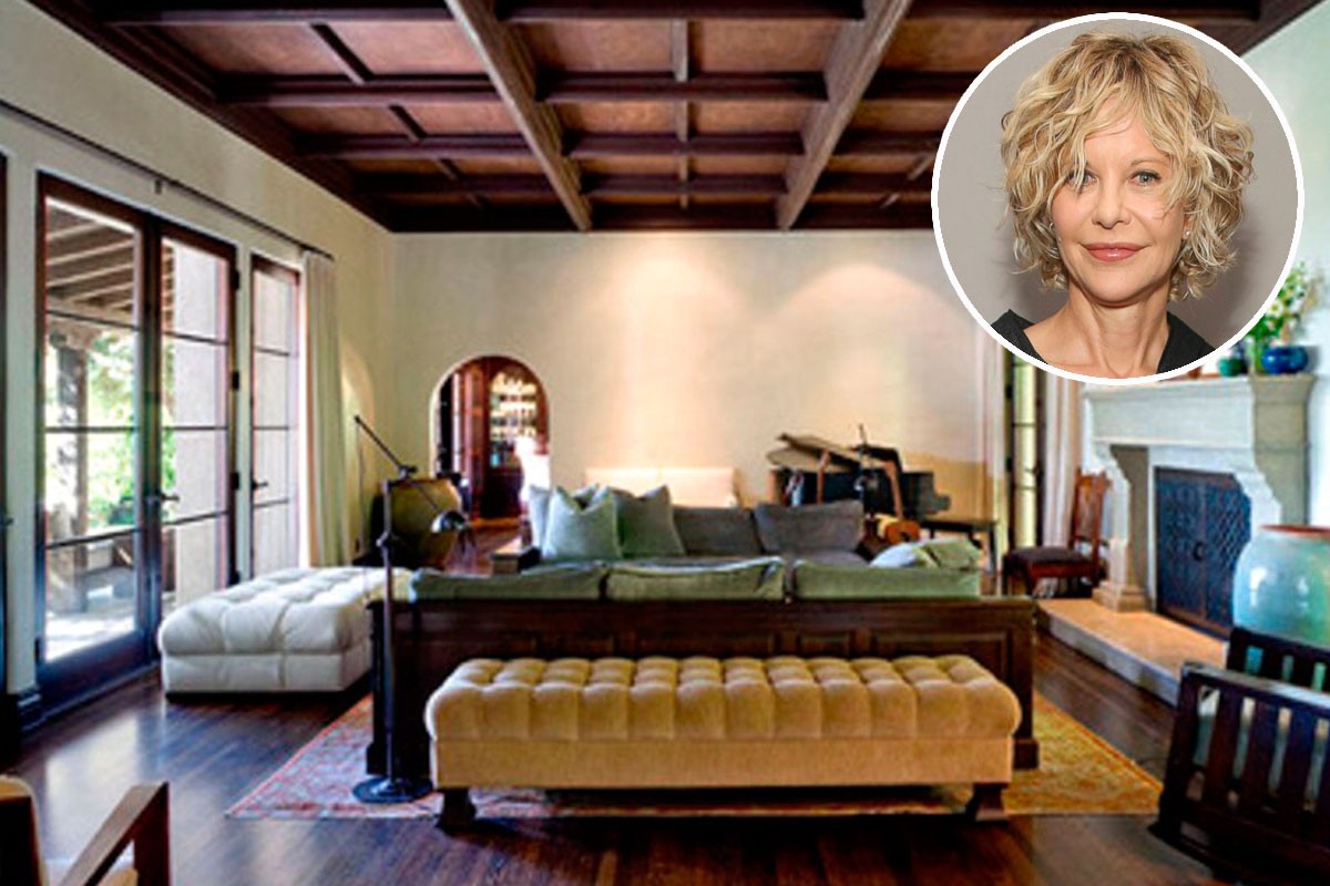 Casas de famosos: la casa que alquila Meg Ryan por 40.000 dólares/mes (fotos)