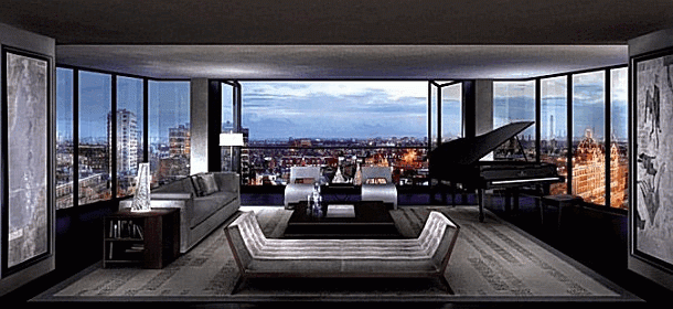 así será el ático más caro del mundo cuando se acabe de construir ¿Cómo es y dónde está el piso más caro del mundo? (Fotos)