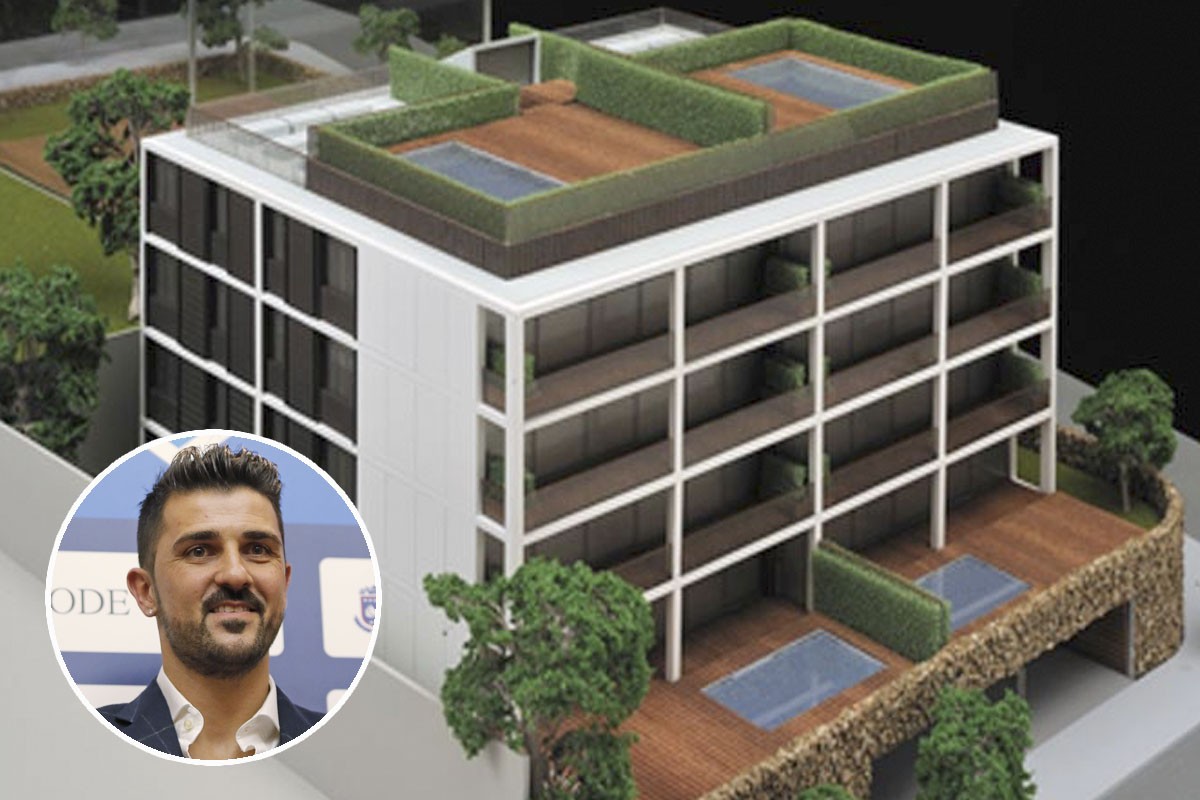 David Villa compra dos áticos en el barrio barcelonés de Pedralbes