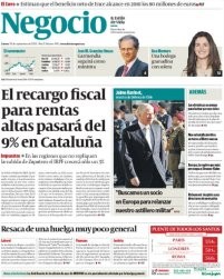 Balance huelga general: así recogen 12 portadas de los periódicos los efectos del 29-s