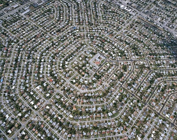 una de las fotos de la colección 10 fotos aéreas para reflexionar sobre la expansión urbana en eeuu