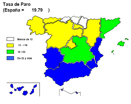 Paro España: la tasa de paro baja por primera vez desde que empezó la crisis (gráficos)