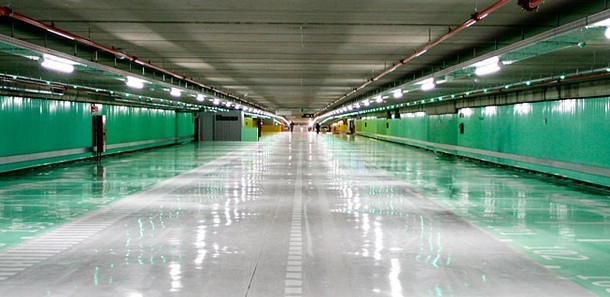 Paseo fotográfico por el nuevo aparcamiento subterráneo de la calle serrano de Madrid (fotos)