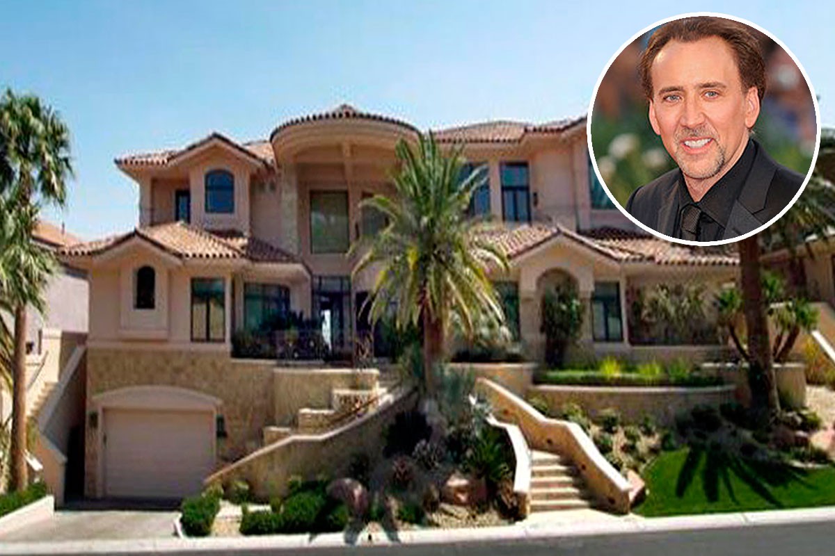 Nicolas cage pierde 9,5 millones al vender su mansión en rhode island (fotos)