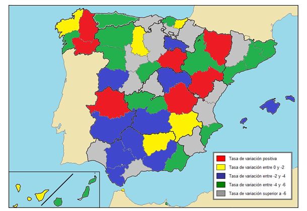 El precio oficial de la vivienda en España trunca su recuperación y cae un 4,6% (gráficos)