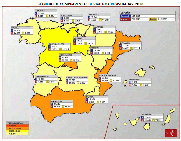 La vivienda en España ha caído un 16%, según cálculos a la americana (gráficos)