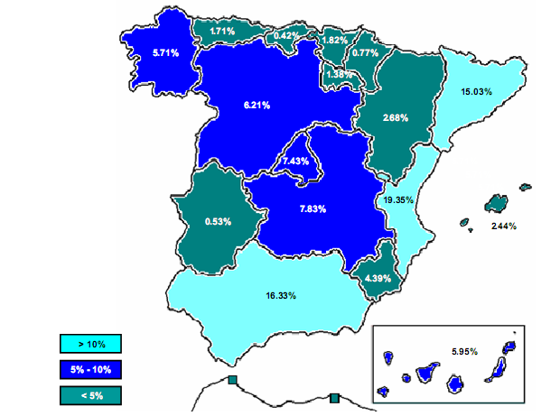 El número de viviendas nuevas sin vender apenas se reduce en 2010, según fomento (gráficos)