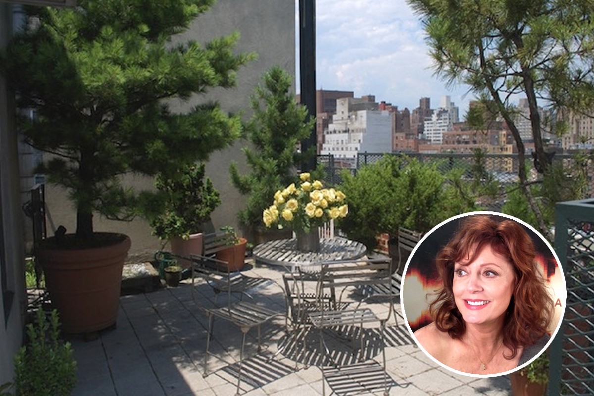 Casas de famosos: Susan Sarandon compra un ático en Nueva York de un dormitorio por 1,75 millones de dólares