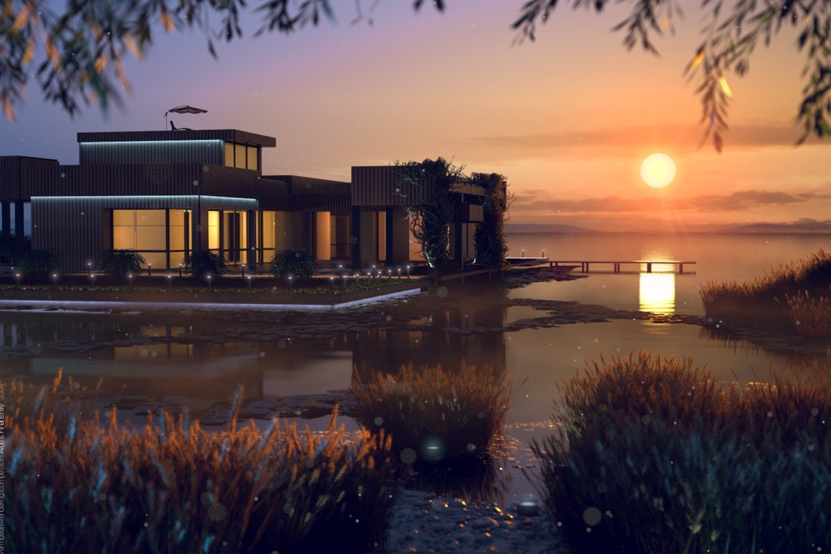 modern-house-on-a-lake