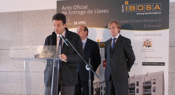 Nota de prensa: grupo ibosa celebra el acto oficial de entrega de llaves de 28 vppl en el escorial